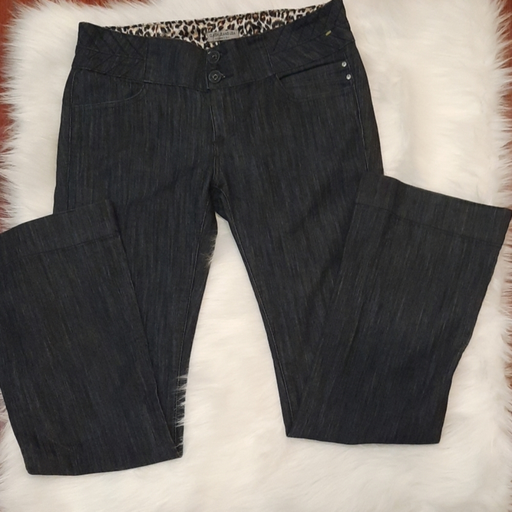Bling Embroidered Jeans size 11